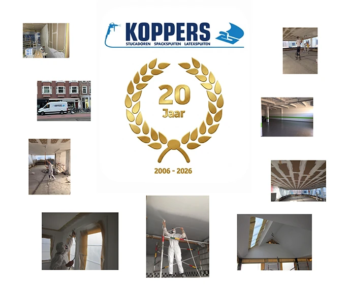 Stucadoorbedrijf Koppers - 20 jaar jubileum